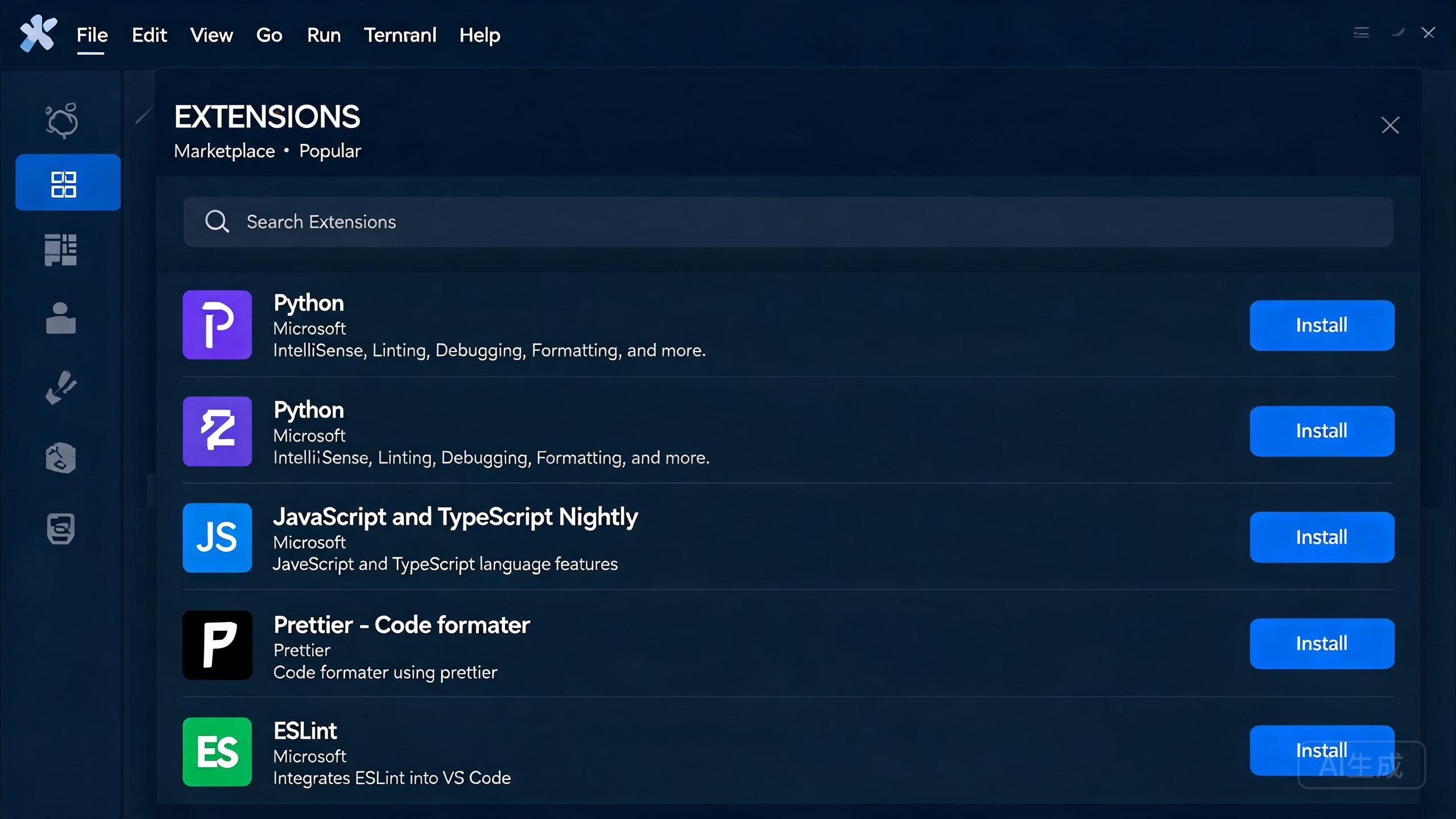 VS Code 截图 3