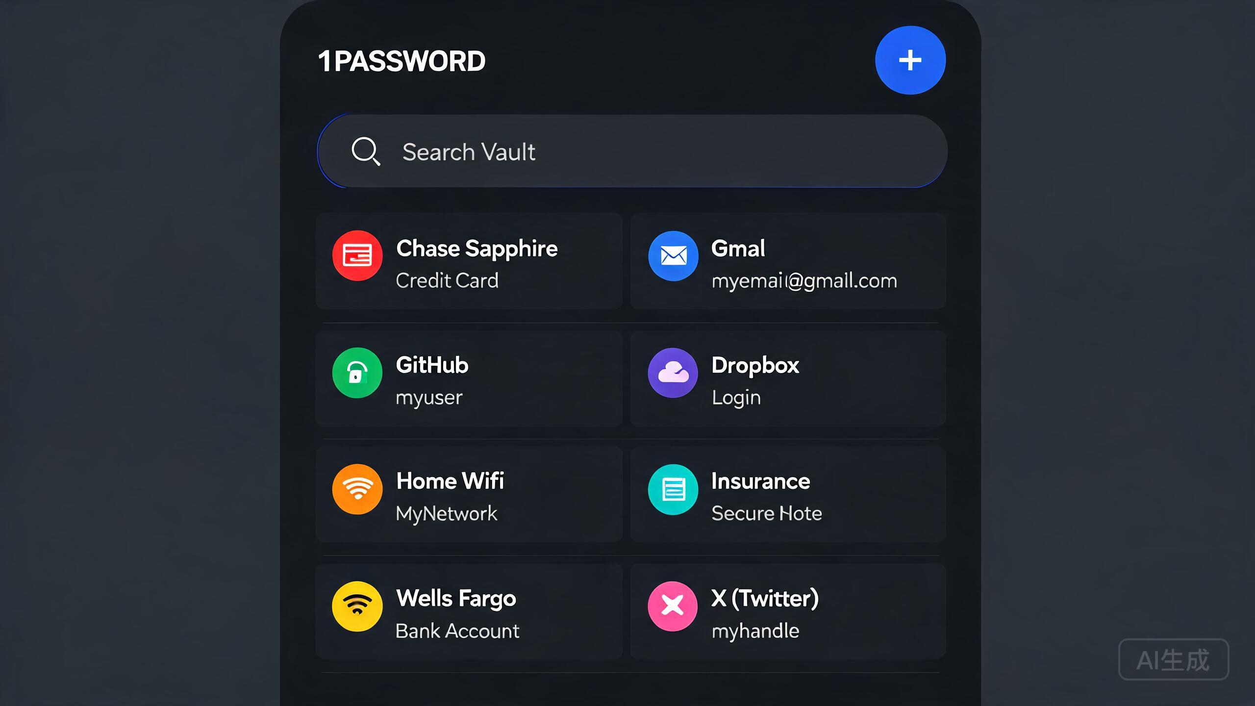 1Password 截图 2