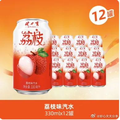 健力宝荔枝味330ml*12罐【16.7元】