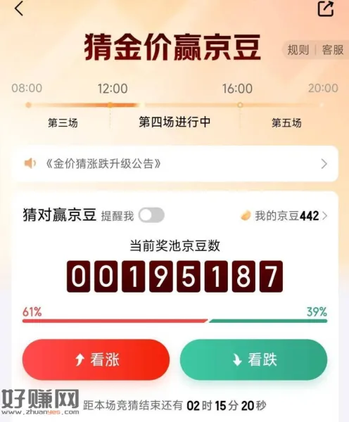 京东金绒app搜[ 猜 金 价 ]