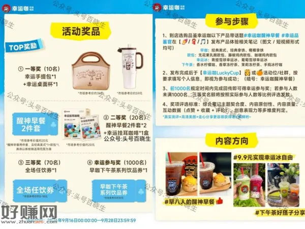 幸运咖 按要求发笔记 28截 ，前1k名回传 可领一张