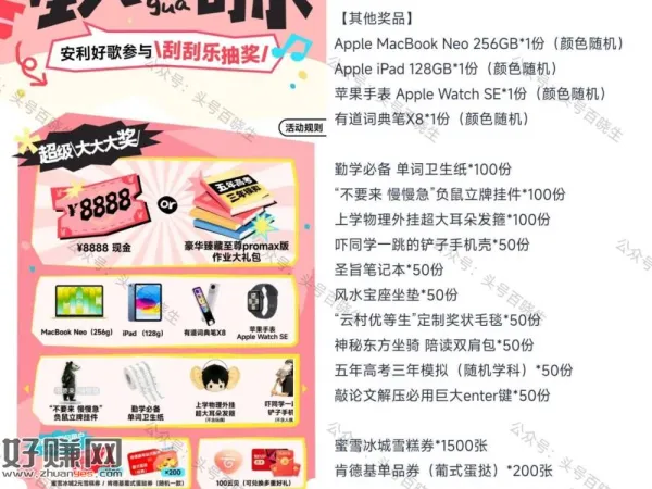 网易云APP搜[ 星火刮刮乐 ]